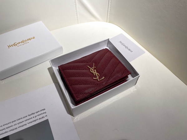 イヴサンローラン財布側面デザイン